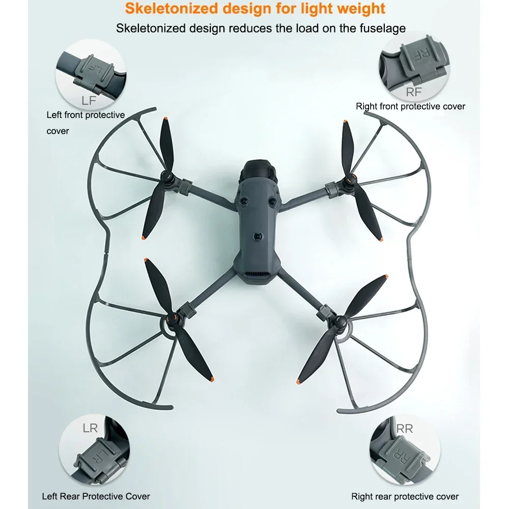 For Dji Mavic 4 Pro Drone Propeller Protector, Detachable Guard, Prevents Collision, Portable Accessories with PC+ABS Material