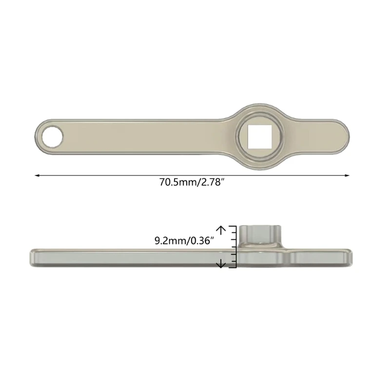 Radiators Key Wrench 304 Stainless Steel Radiators Vent Key 5mm Hole Core Plumbing Bleed Wrench for Radiators Outlet