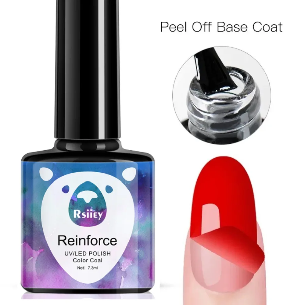 Base transparente Top Coat Gel Polish, Reforço unha polonês função, Mergulhe Off UV LED Nail Art, Manicure, 7.3ml