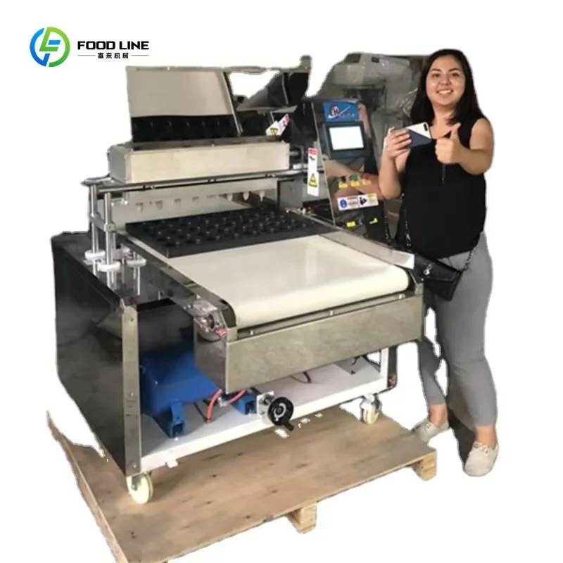 Custom Commercial Automatic Cupcake Filling Production Machine Bakery Equipment Electric Chocolate Coconut Cupcake Filler
