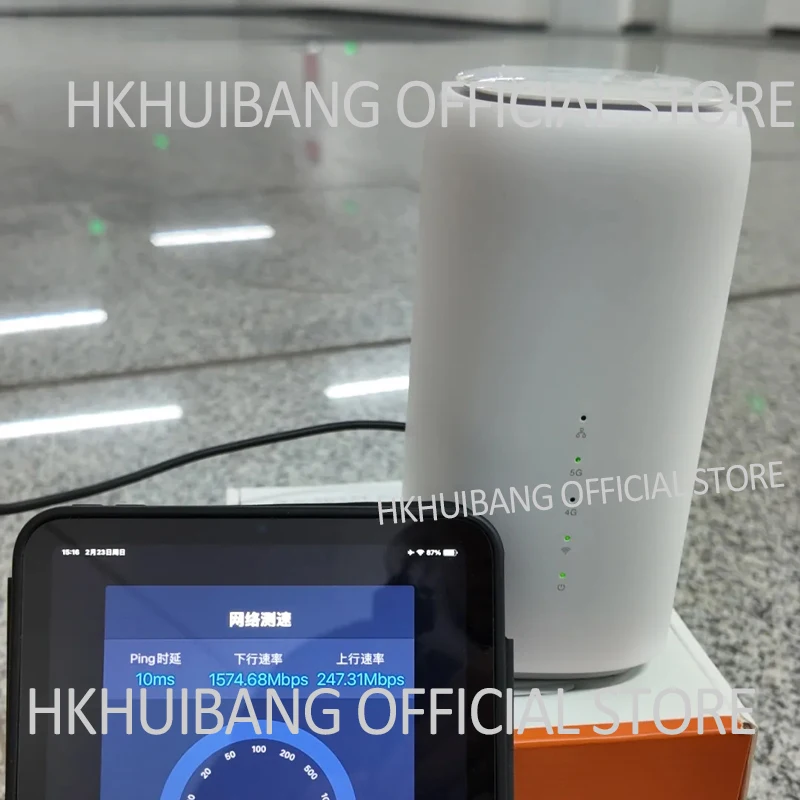 2025 FiberHome 5G CPE Air LG6121H WiFi 6 AX3600 Wireless Router Gigabit Ethernet Ports 5G NR 4G LTE CAT19 Sim Card Home Modem
