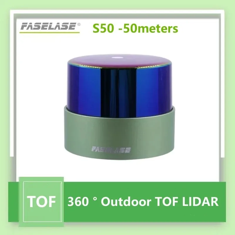 

FASELASE S50 Industrial grade high-precision radar 50m 360 ° TOF LiDAR outdoor robot AGV navigation obstacle avoidance SLAM