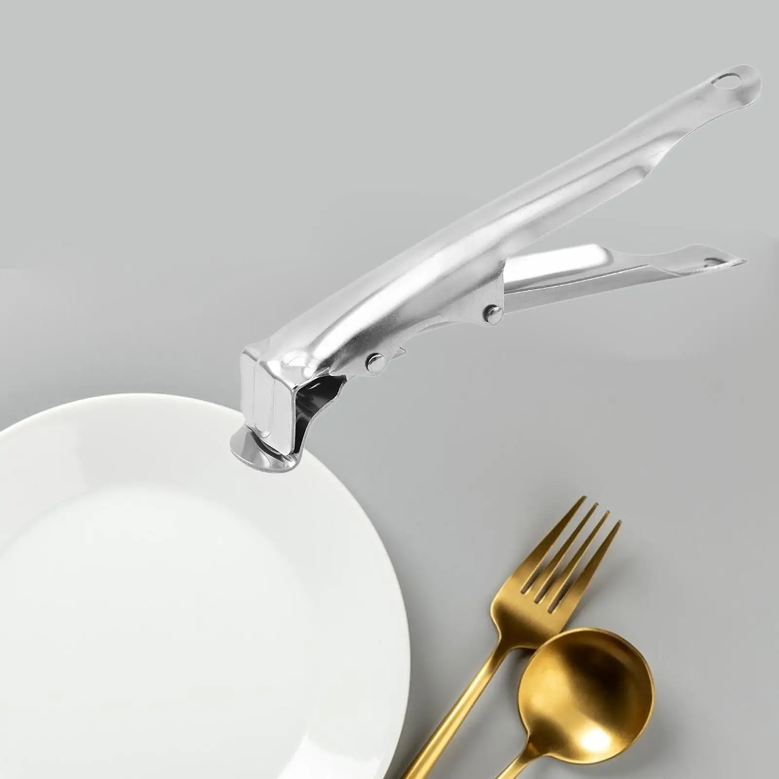 Pot Pan Gripper Clip Kitchen Utensils Stable Sturdy Rustproof Nonslip Easy to Clean Bowl Clamp for Restaurant Household Oven