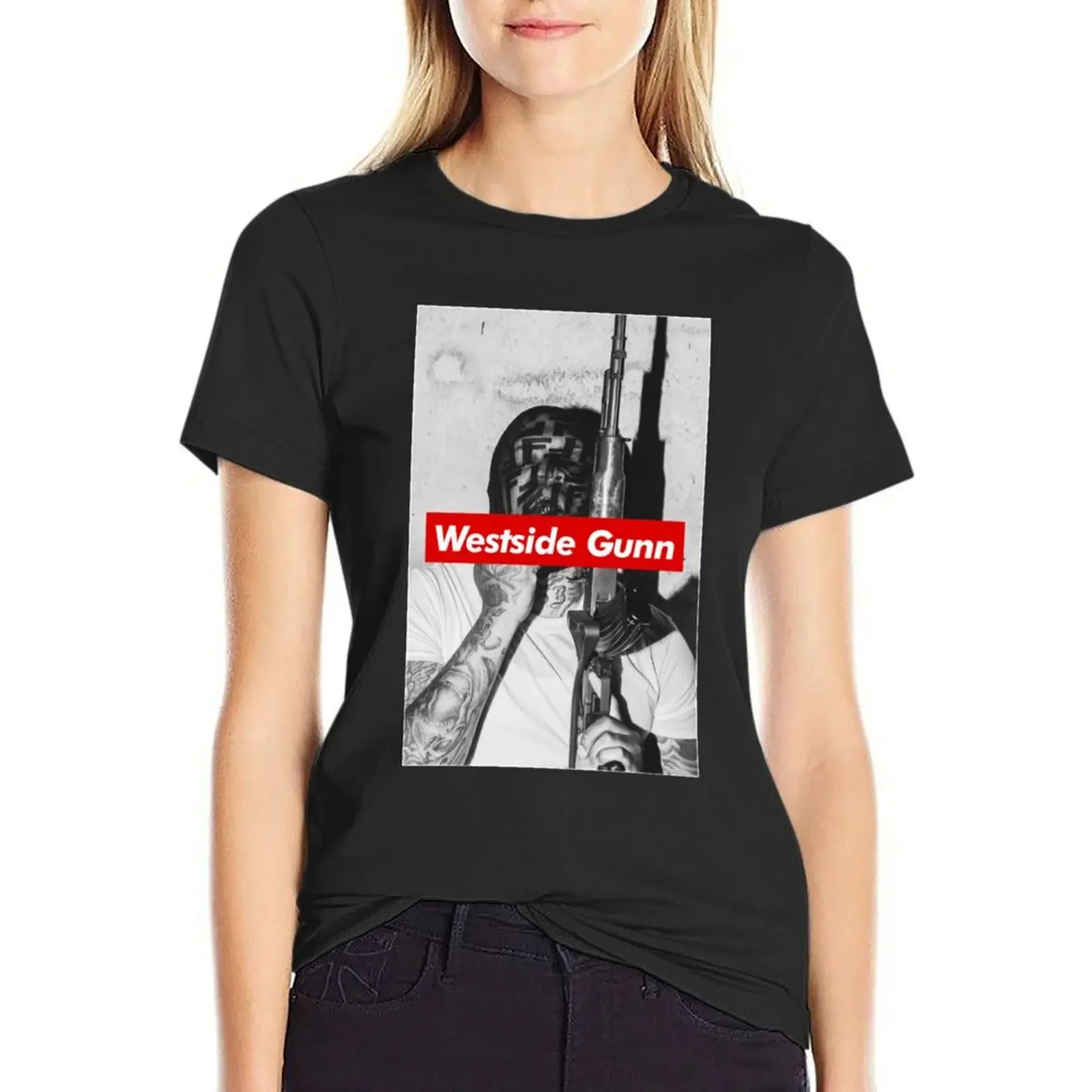 

WESTSIDE GUNN T-Shirt kawaii clothes quick drying korean fashion black t-shirts for Women
