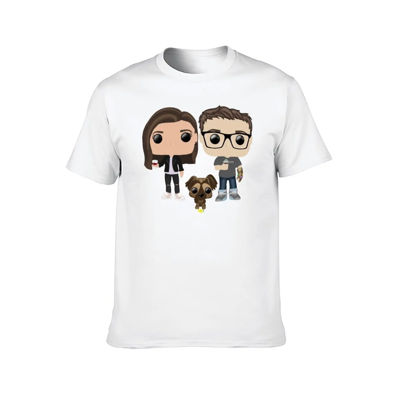 ATWWD funko pops - christine, em, gio and lemon T-Shirt plus size clothes oversized graphic tee customizeds men clothes