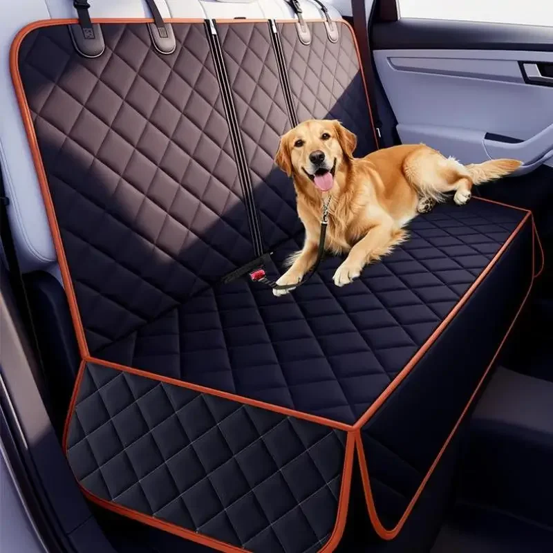 Premium Wasserdichter Rutschfester Haustier-Autositzbezug, Robuste Schutzmatte für Hunde, Katzen & Fahrzeugreisen – Detail 5