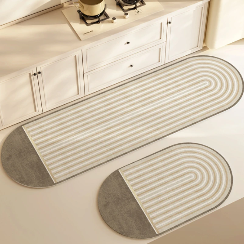 

Highly absorbent kitchen floor mat, soft washable carpet, non slip bathroom entrance door mat, premium floor mat