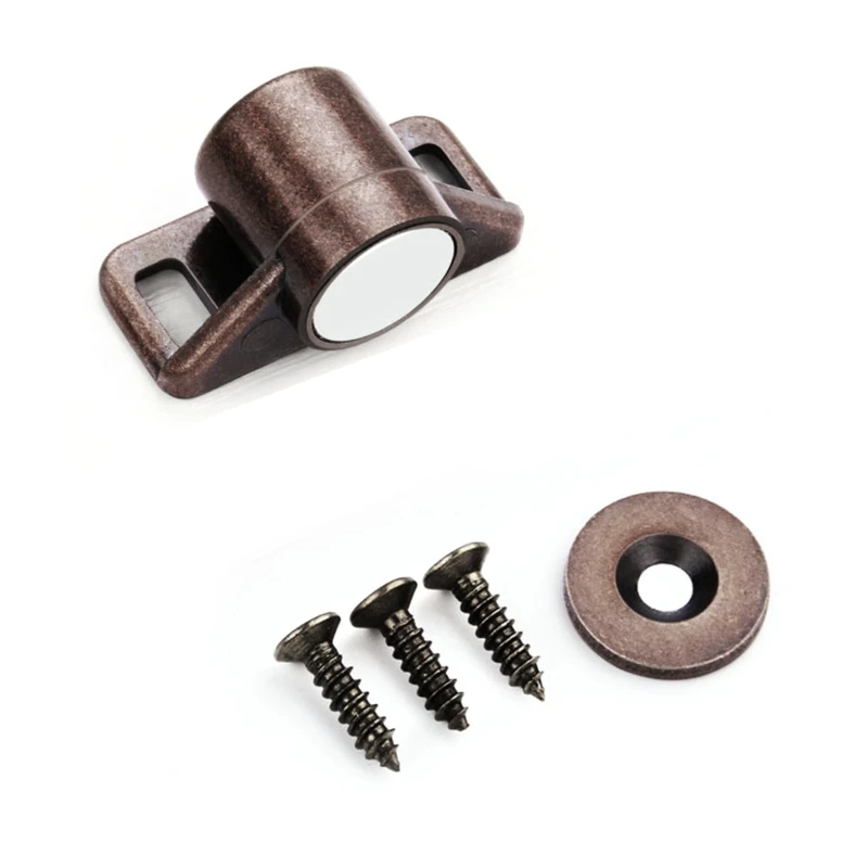 Durable Zinc Alloy Cabinet Catch Magnet Door Stop For Closet Cupboard