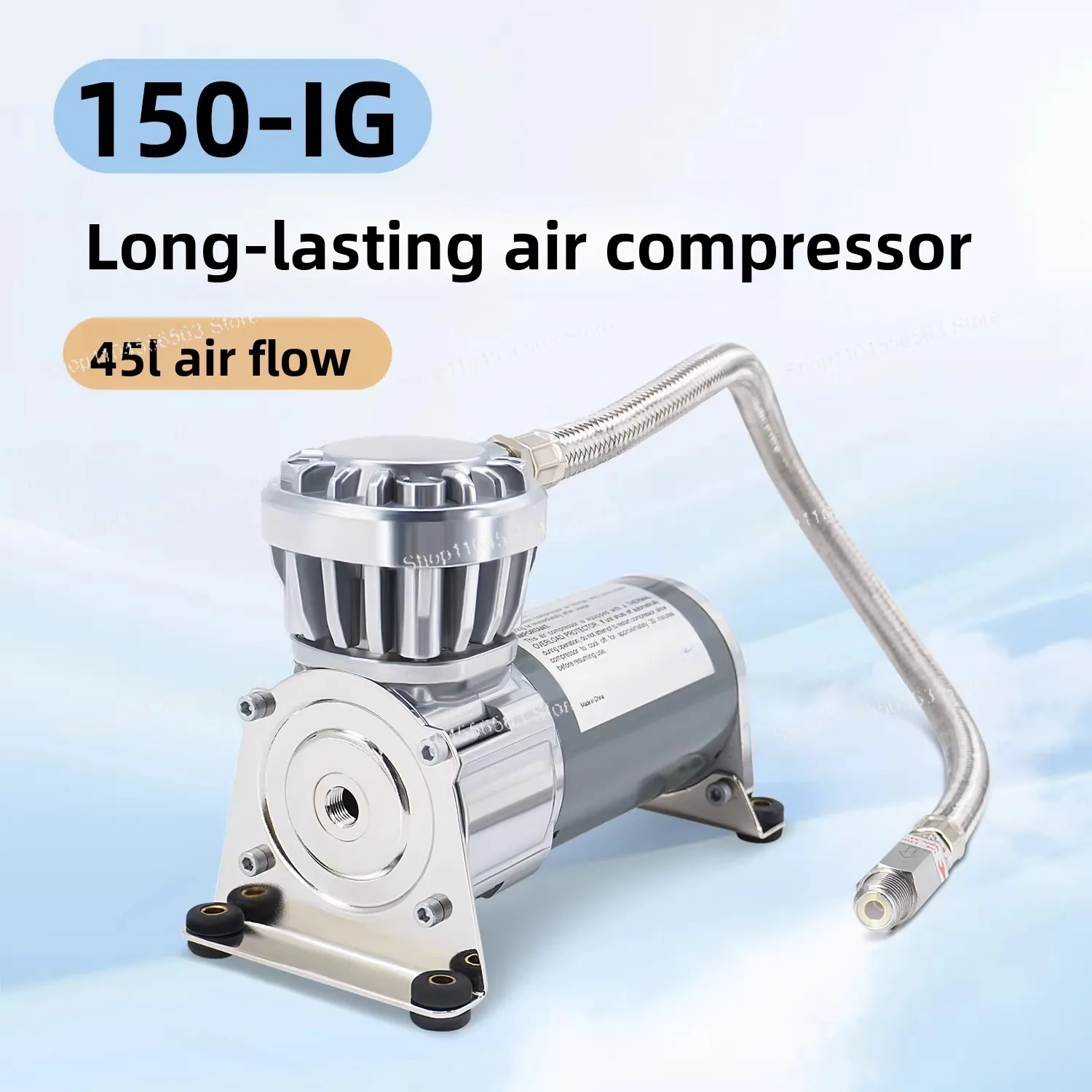 Industrial Oil Free Air Compressor 150CIG Auto Start Stop Portable Inflation Pump