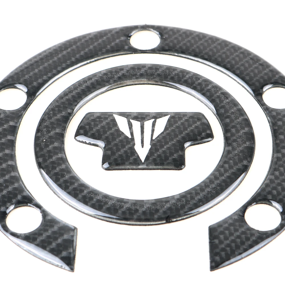 MT-07 MT-09 MT-10 Motorcycle Fuel Tank Cap Decal Sticker For YAMAHA MT07 MT09 MT10 2014 2015 2016 2017 2018-2020 3D Carbon Look