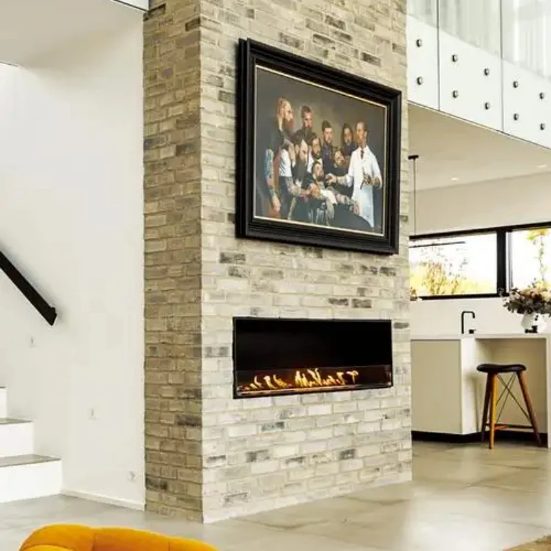 tuya wifi bio kamin  electric ethanol burner free shipping 1800mm 72 inch bioethanol fireplace