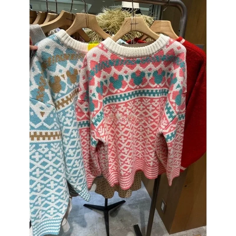 

Collaborative Knitted Sweater Casual Loose Fit Winter 2024 Online Exclusive Women's Faion Staroya Toro Wee24