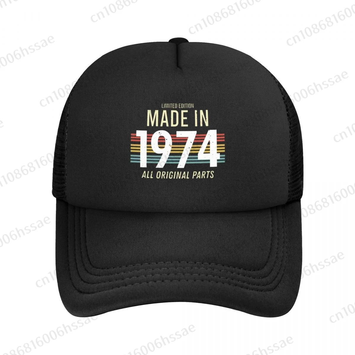 1974 All Original Parts Birthday Gifts Baseball Cap Women Men Fashion Hiking Hat Sport Breathable Golf Hats