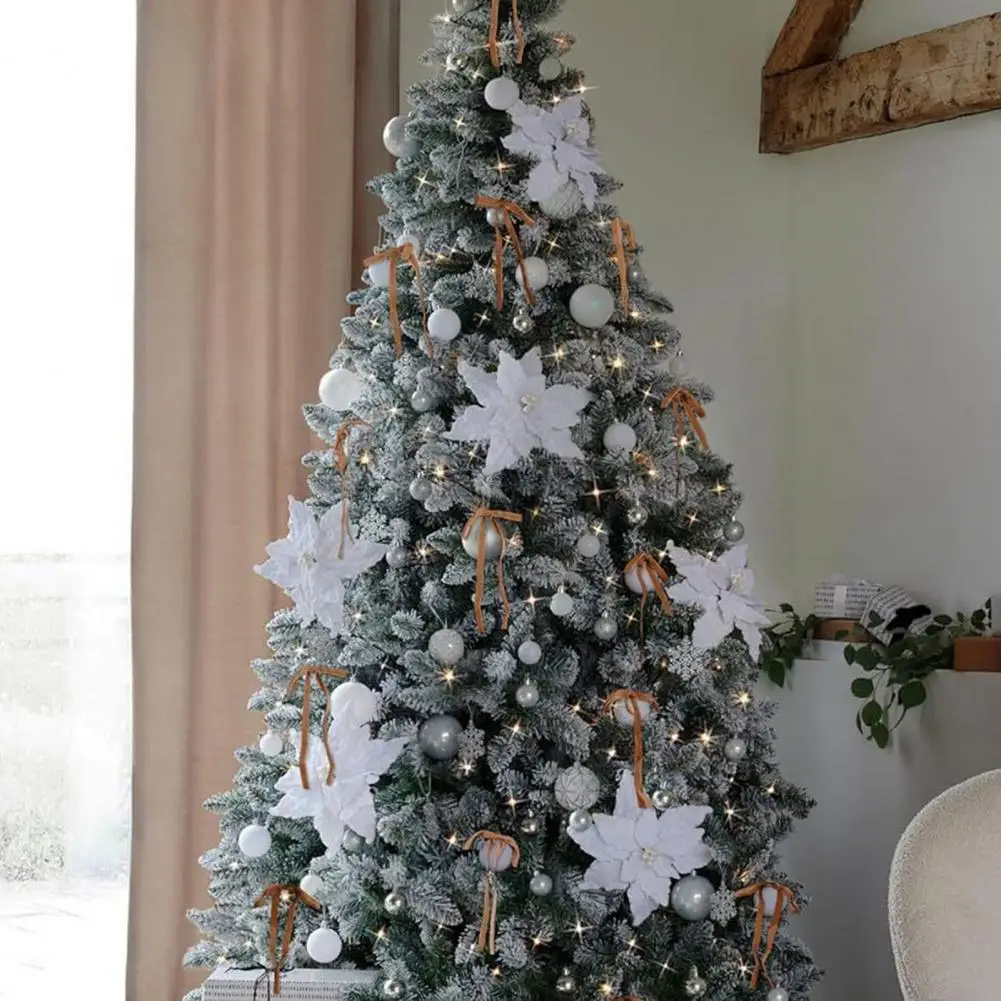 

Праздничный бархатный бант, высококачественный бархатный бант, 12 шт., бархатные рождественские ленты, банты, предварительно завязанные винтажные елочные украшения для подарка