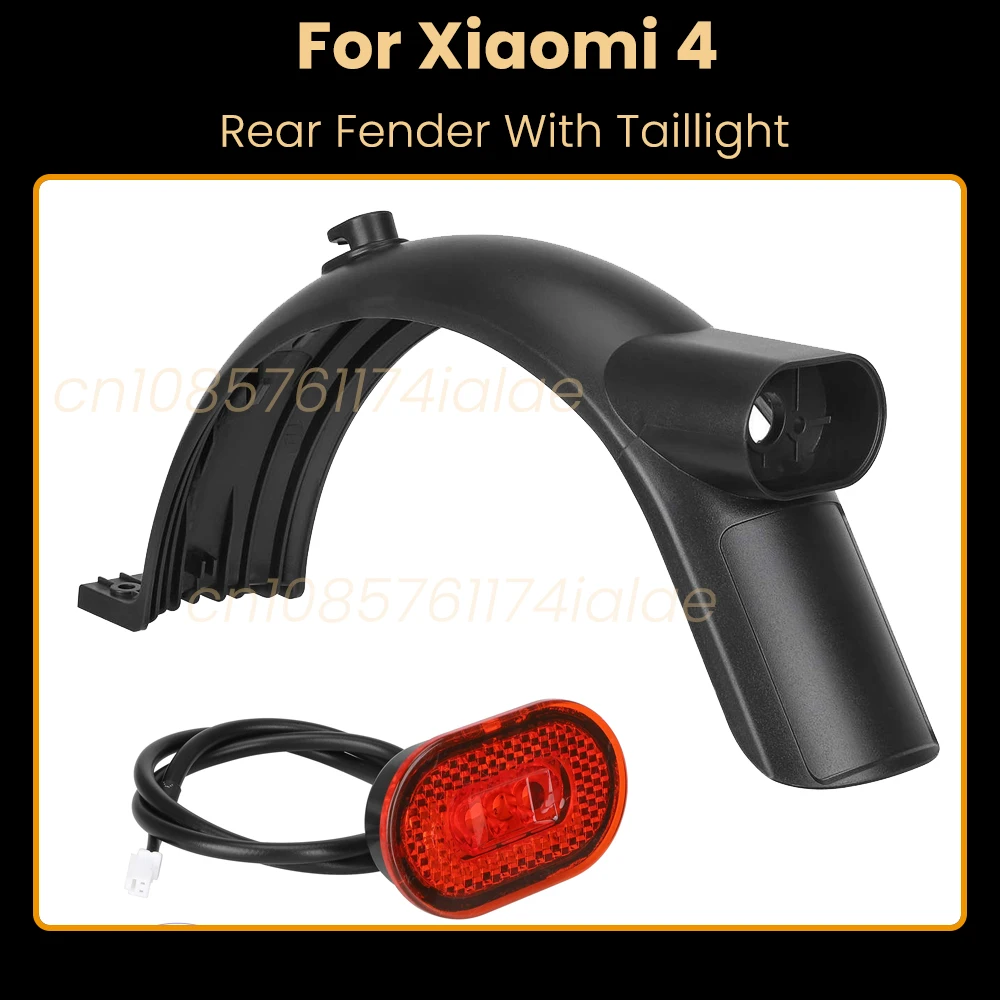 

mi4 Rear Fender Assembly For Xiaomi 4 Electric Scooter Wheel Mudguard Including Brake Taillights Accessories Parts