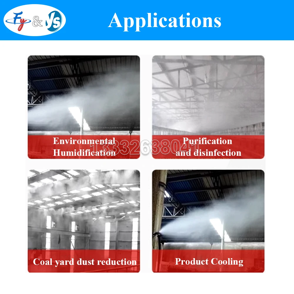 Discount L Series Water Mist Spray Fog Misting Nozzle,Misting Chemical Spraying Air Atomizing Nozzle, Humidified Air Atomizer