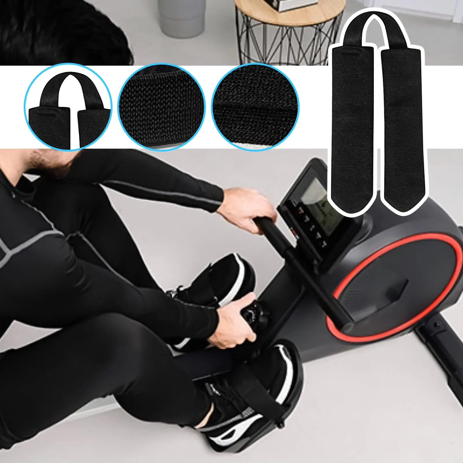 Handle Cover For Rowing Machines Soft Rower Grip Wrap Fitness Equipment For Sports Athletes Outdoor Activities Family Friends