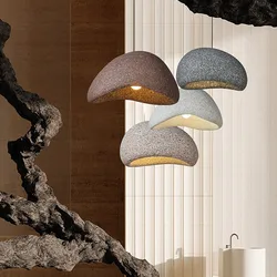 Nordic Design Wabi Sabi E27 Chandelier Lighting Loft Suspend Light Bar Dining Room Pendant Lights Art Home Decor Lamps Fixtures