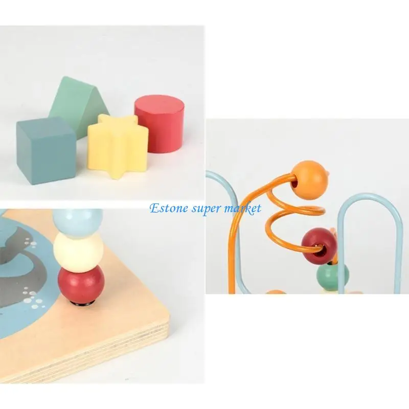 

090B Activity Cube Babies Toy Bead Maze Educational Developmental Toy