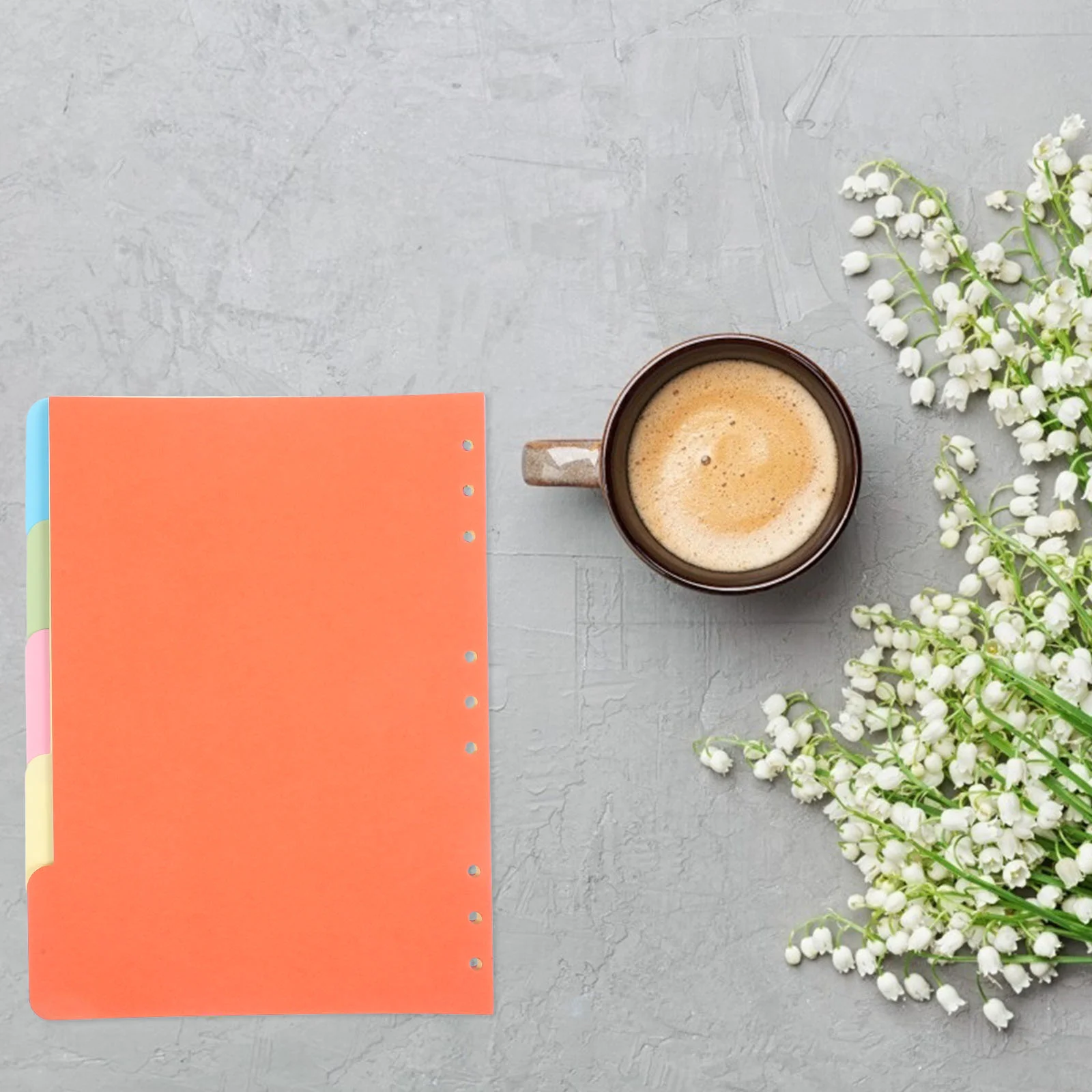 15 Pcs Separator Sheet Index Paper Notebook Dividers Notepad Tabs Binder Classification The