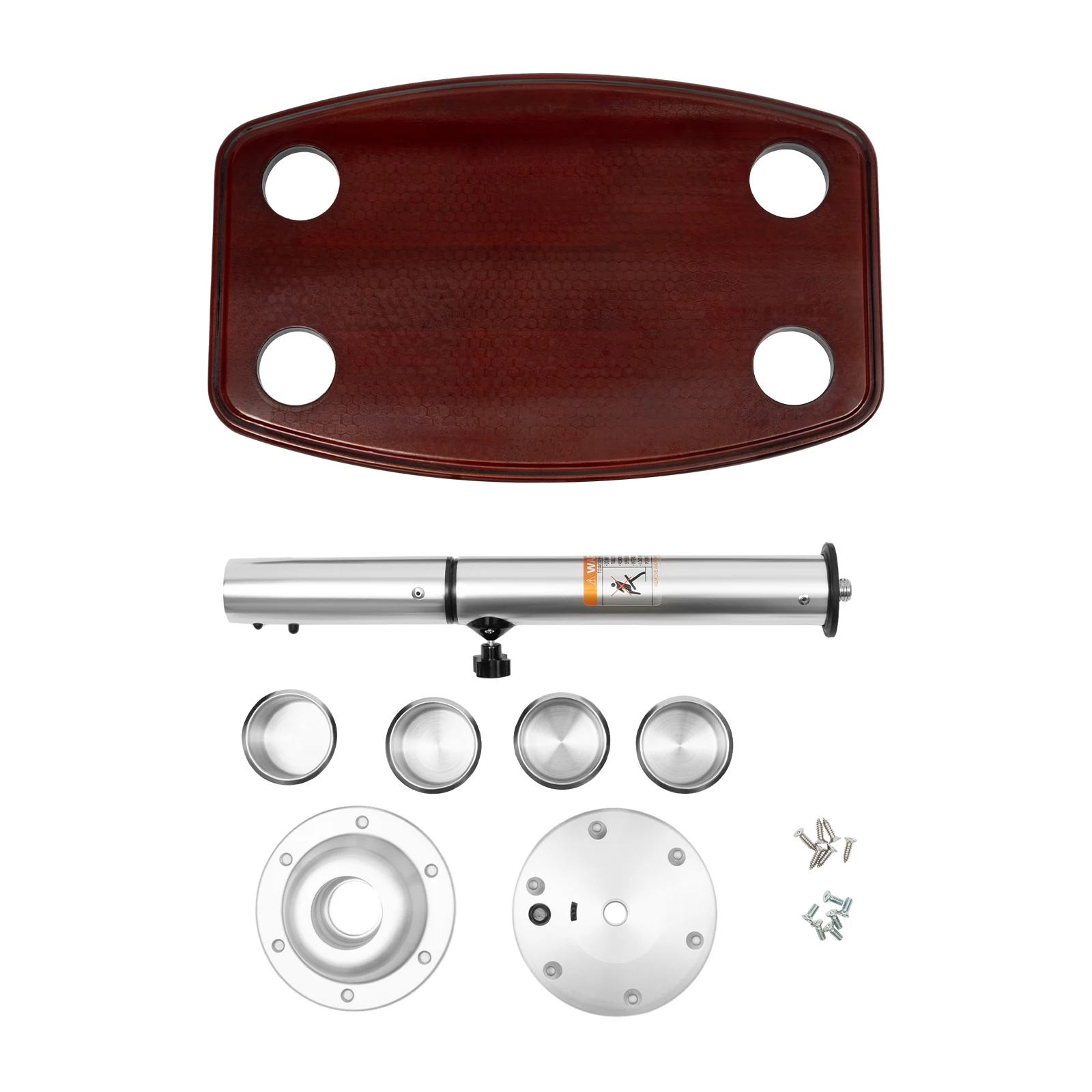 Adjustable Boat Table with 4 Recessed Boat Cup Holders Marine RV Table Top Marine Table for RV Caravan Marine Boat