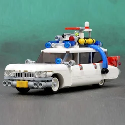 Ghostbustered Ecto-1-1959 Miller-Meteors Building Block Set Creative Racing Cars Movie Cars Model Toys for Kids Gifts MOC-168757