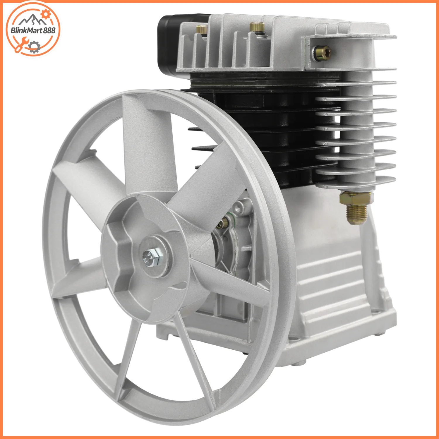 

Air Compressor Heads| 1.5KW Single Stage Twin Cylinder Piston Pump| 2HP Industry Machinery Farm Air Compressor Heads