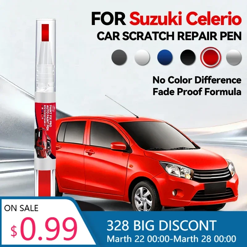 

Горячая новинка: Ручка-корректор для ремонта лакокрасочного покрытия автомобиля, специально для SUZUKI CELERIO 2008-2025. Аксессуары для устранения царапин. Цвета: Белый ZHJ, Черный ZJ3, Серый ZN.