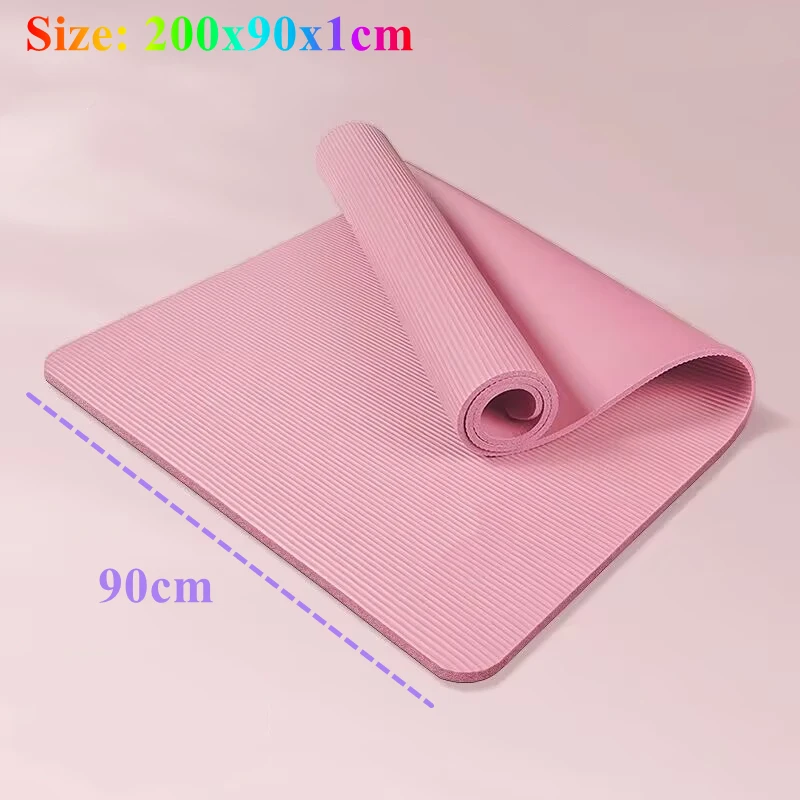 

200x90x1cm Fitness Exercise Non-Slip for Pilates & Floor Workouts Mat Indoor Non-slip Thicken Outdoors Yoga Mat Travel Fitness