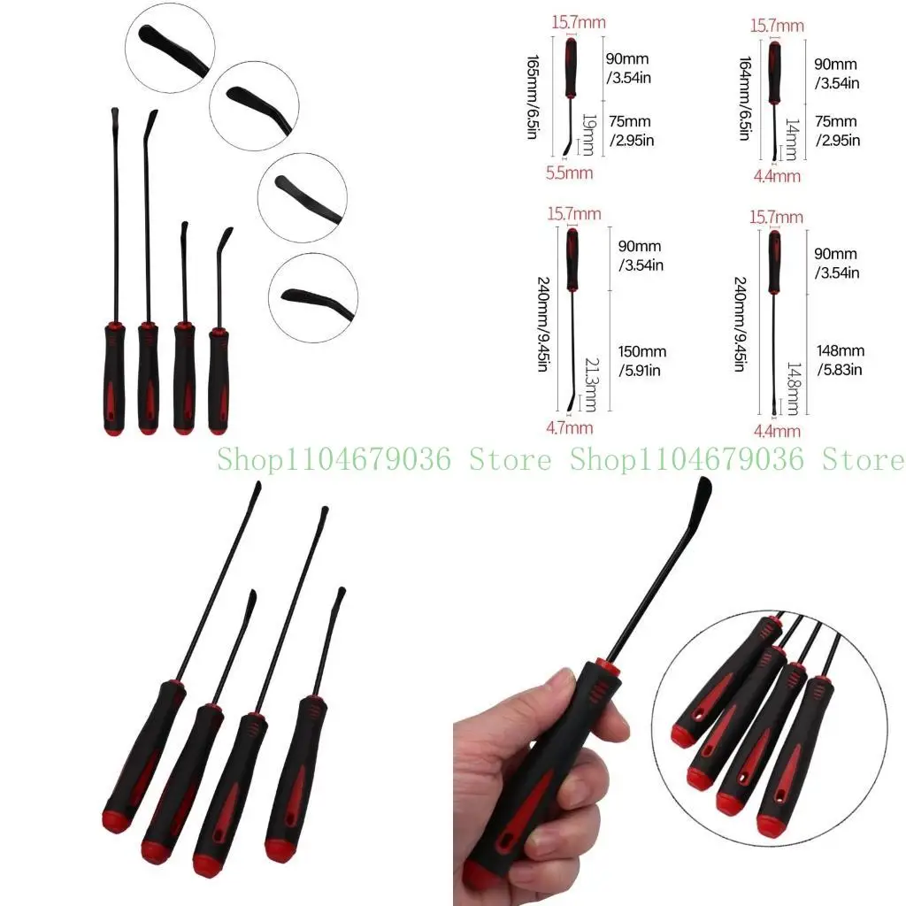 

Automotive Oil Seal Extractor set rusts Resistant & Comfortable Grip Removers for Quick Removal in Vehicle & Equipment