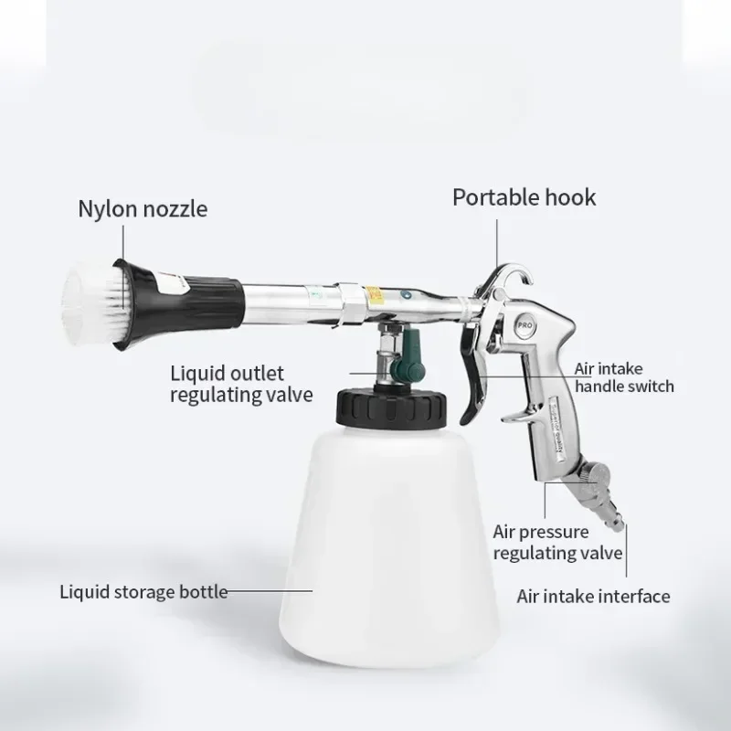 Hot SalesOne Gun Dual-use Multifunctional Car Cleaning Gun With Vacuum Cleaning Tool Tornado Interior Cleaning Machine