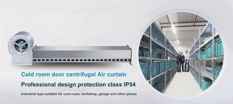 Industrial Stainless Steel Air Curtain, 2.22m High Wind Speed, Commercial Door Air Barrier, Efficient Airflow System