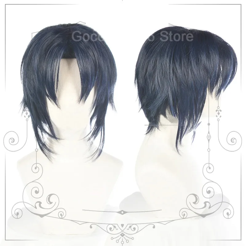 2025 IZUMI IORI تأثيري الشعر IZUMIIORI الأزرق قصير الاصطناعية مقاومة للحرارة شعر مستعار Comiket أنيمي لعبة لعب الأدوار الكبار