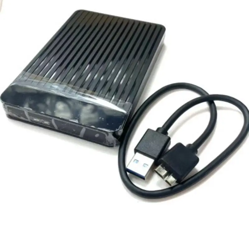 USB C 2.5'' HDD Enclosure 6Gbps High Speed SATA to USB 3.0 External Hard Drive Case for Business Office Data Storage