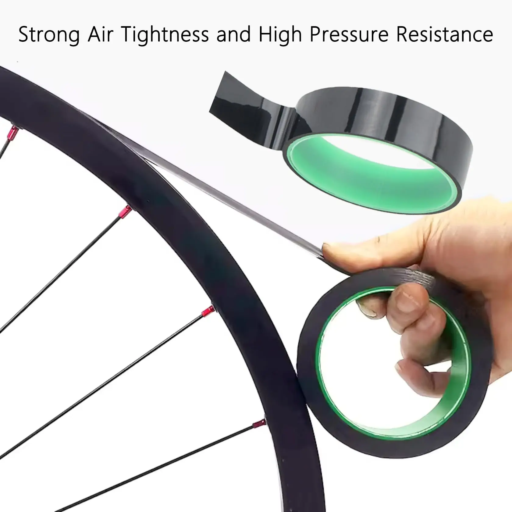 DOMEN Fahrrad Tubeless Felgenband Fahrradreifen-Einlage Vakuum-Reifenpolster Fahrrad PET-Reifendichtungsband Breite 20-37mm*10m Fahrradzubehör – Detail 6