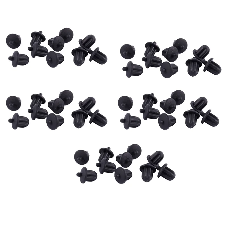 50X Black Rubber 6.35Mm Audio Jack PC DVD Microphone Socket Dust Cover-A74Z