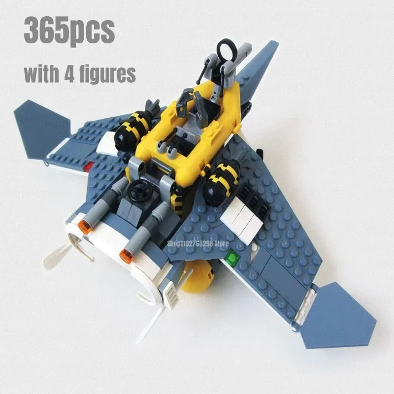 365pcs Manta Ray Bomber Building Blocks Model 70609 Toys for Children Christmas Gift