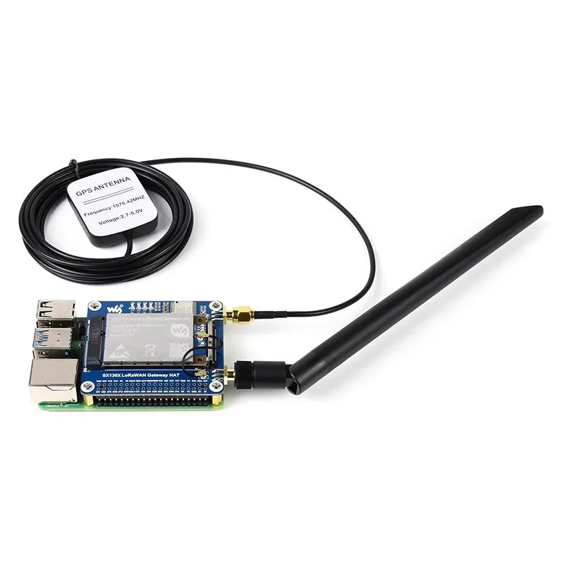 1PCS Waveshare SX1303 868M/915M LoRaWAN Gateway (B) Module for Raspberry Pi, Standard Mini-PCIe Socket, Long range Transmission