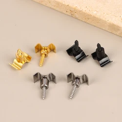 2pairs/Set Guitar String Trees Retainers Electric Guitar With Screw String Guides Gold/Silver/Black Choose Guitar Accessories