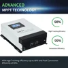 Auto 12V-96V MPPT 30A 60A 120A Solar Charge Controller 230V LCD Touch For Lifepo4 Lithium GELLead Acid Home Solar Panel System 4