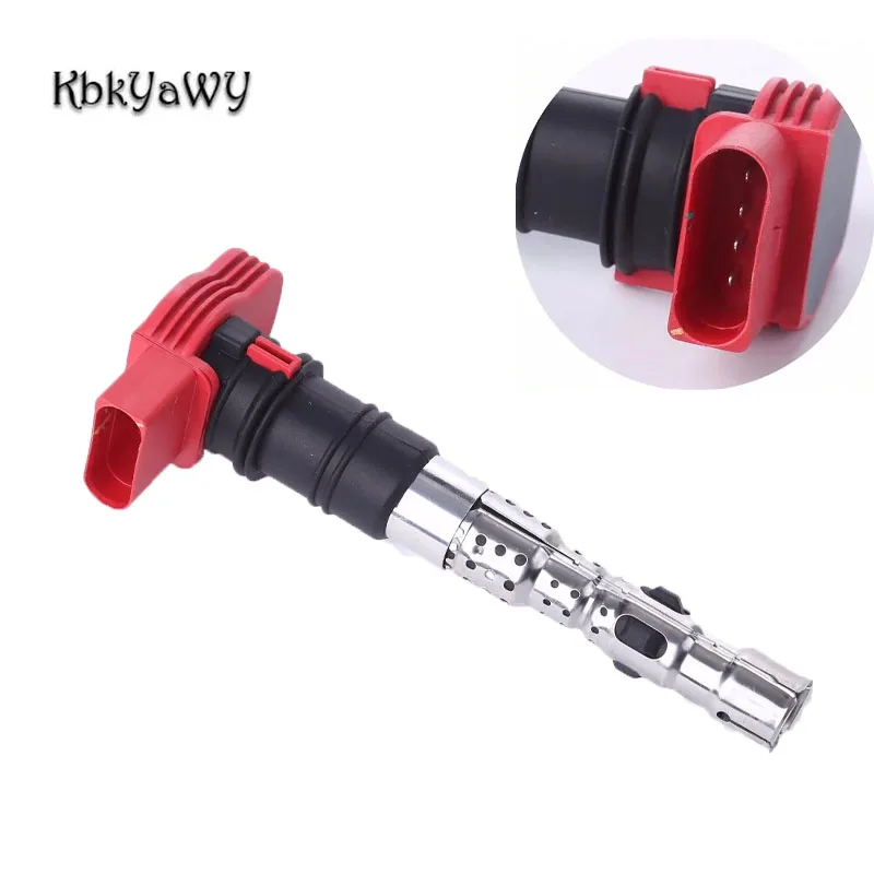 Kbkyawy New Ignition Coil Ignition System For Audi A6 A8 4.2L For VW 4.2L For Knight C8 Engine BFM