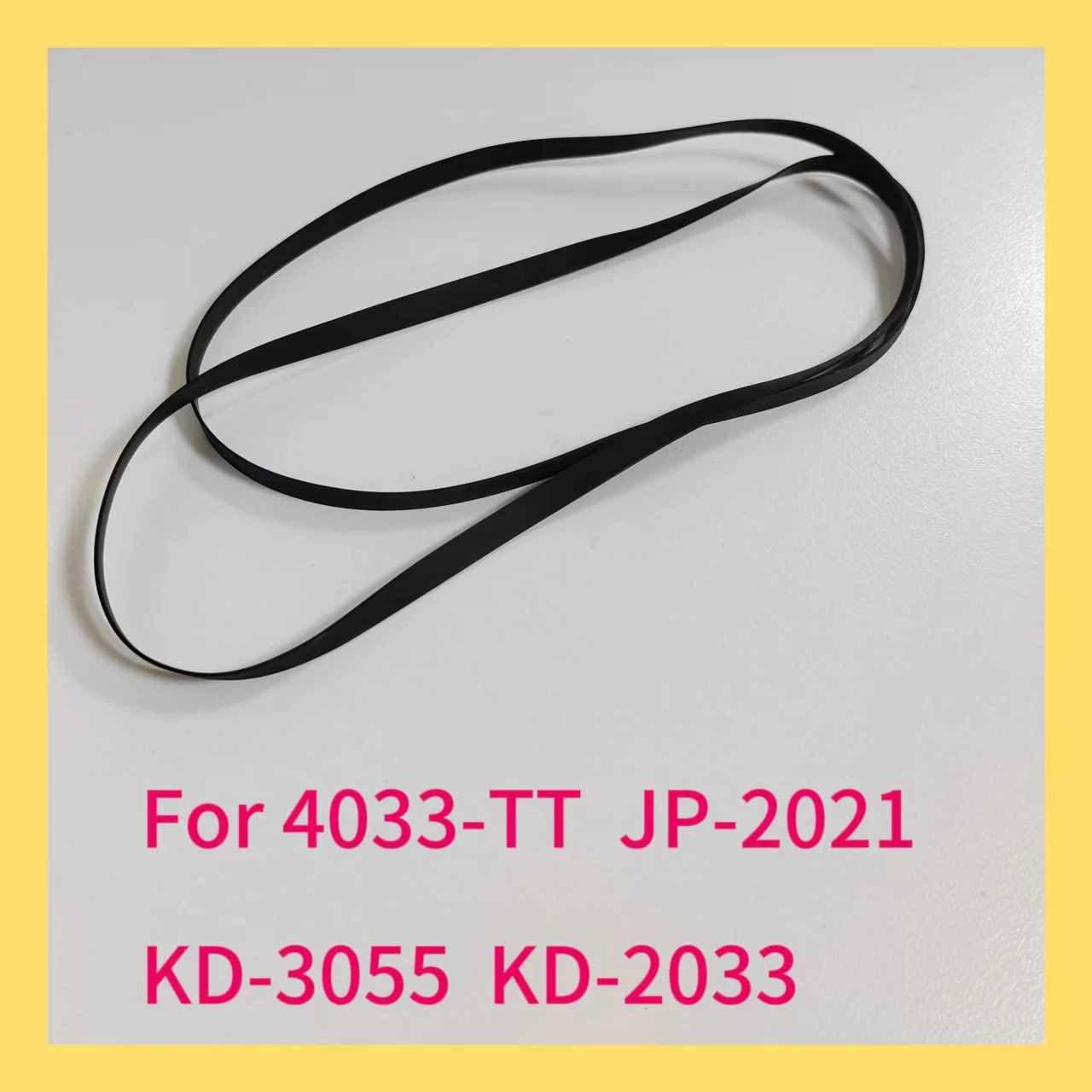 A Belt For KENWOOD 4033-TT JP-2021 KD-3055 KD-2033 Turntable Black Belt Replacement