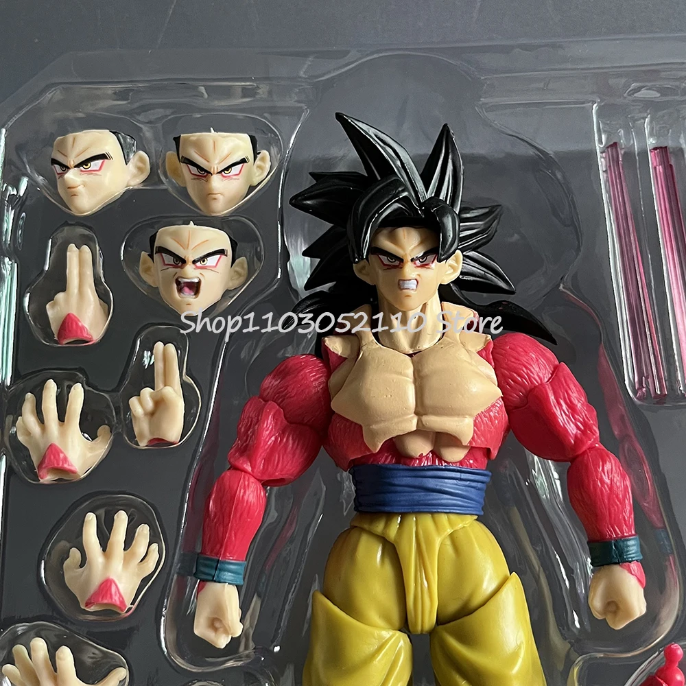 لعبة دراغون بول زد سون جوكو الشكل SHF S.H.Figuarts Ssj4 سوبر سايان 4 شخصيات الحركة الجامحة نموذج اللعب هدايا عيد الميلاد
