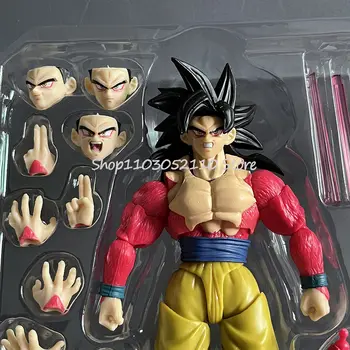 مجسم سون غوكو من دراغون بول زد، من سلسلة SHF SHFiguarts، سوبر سايان 4، القوة الجامحة، مجسمات شخصيات، ألعاب، هدايا عيد ميلاد 8 best sales مجسمات SH Figuarts المقلدة - №8