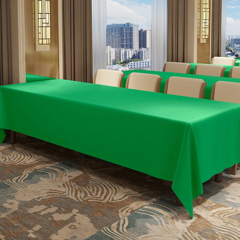 TZ01 Hotel Exhibition Living Room Office Business Meeting Long Waterproof Rectangular Light Luxury Tablecloth