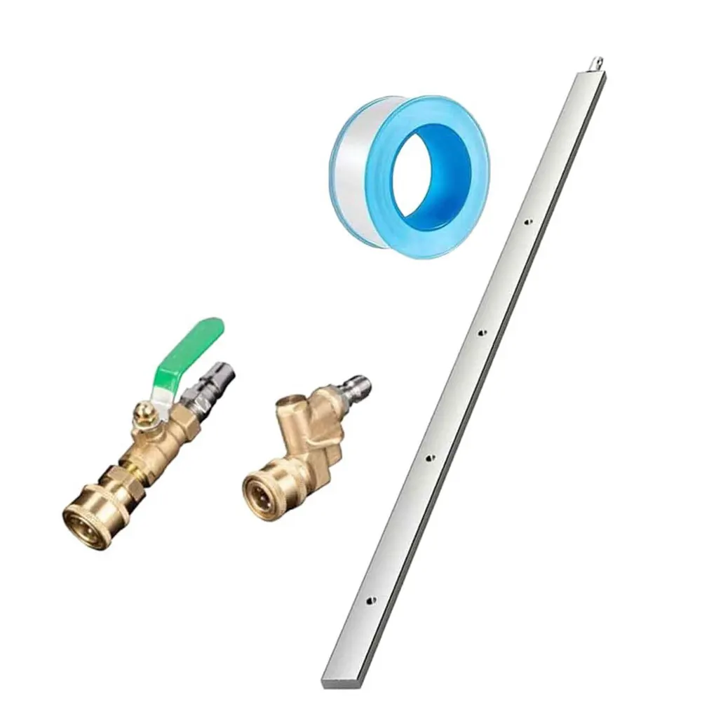Car Radiator Cleaning Wand 24in with 4500PSI For Pressure Washer Flush Tool and Copper Adapter to Prevent Hose Kinking