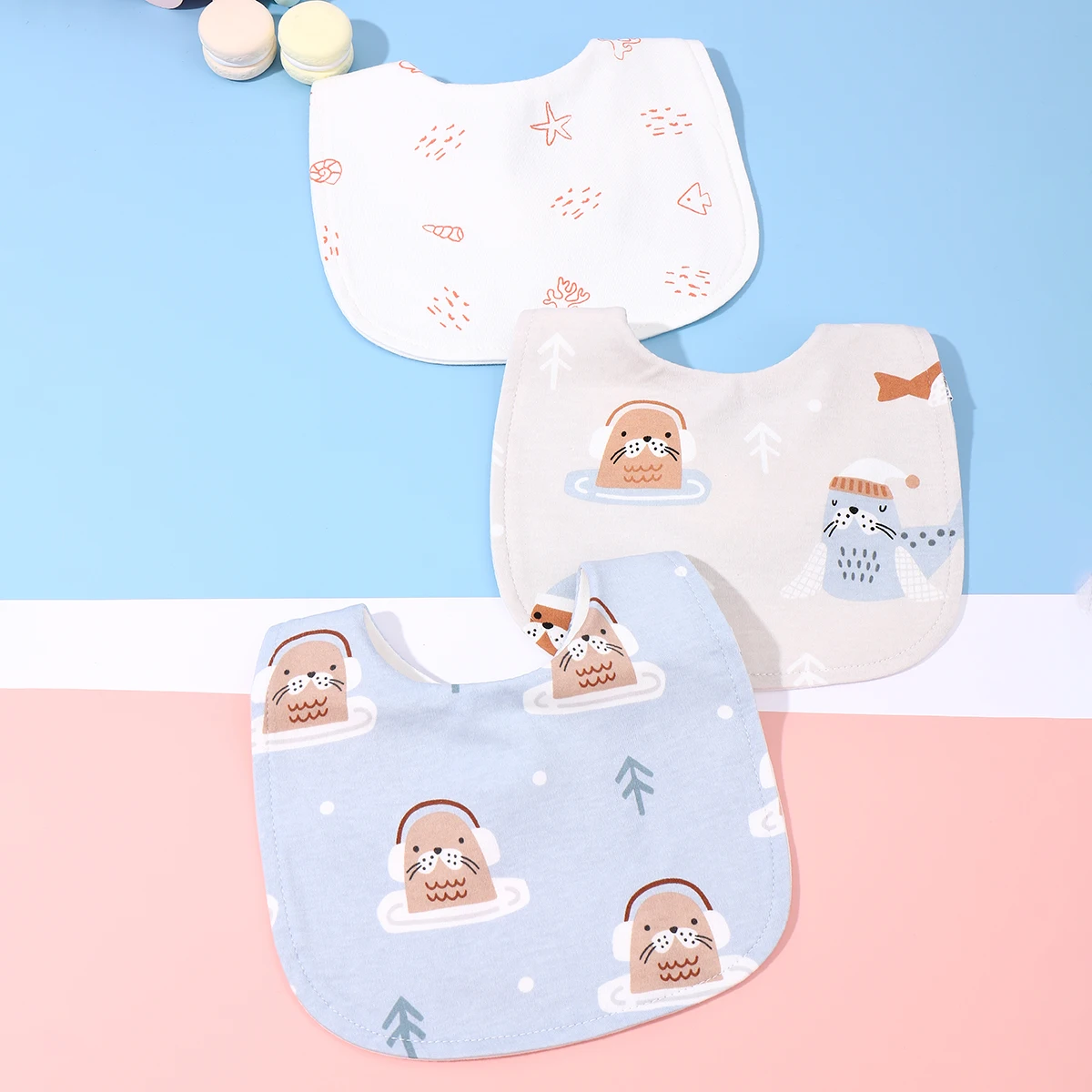 

Детский нагрудник, слюнявчик U-образной формы, детский слюнявчик, детский хлопковый водонепроницаемый слюнявчик, мужской утолщенный Слюнявчик