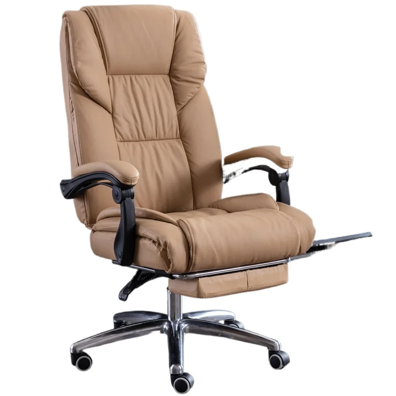 Sedia da ufficio nordica di lusso Aggiornamento regolabile Designer Comoda sedia da ufficio Mobili per la casa Fauteuil Bureau oversize in pelle