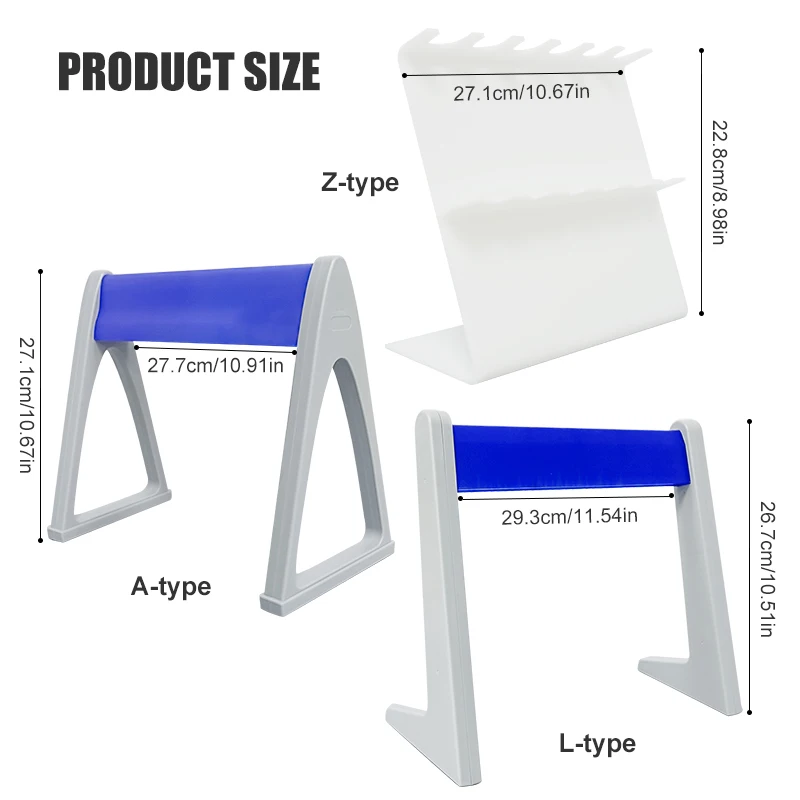WESTTUNE مختبر ماصة الرف L-نوع A-نوع Z-نوع البلاستيك ماصة حامل Micropipette رف لتعليق مختبر Micropipettes #3