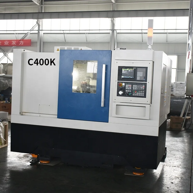 C400K TCK52 TCK700 Slant Bed Cnc Milg And Turning Lathe Hine Center Tool Cutting Tools For Metal Single 15 Horizontal 24